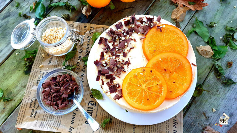 tarta de naranja y requeson