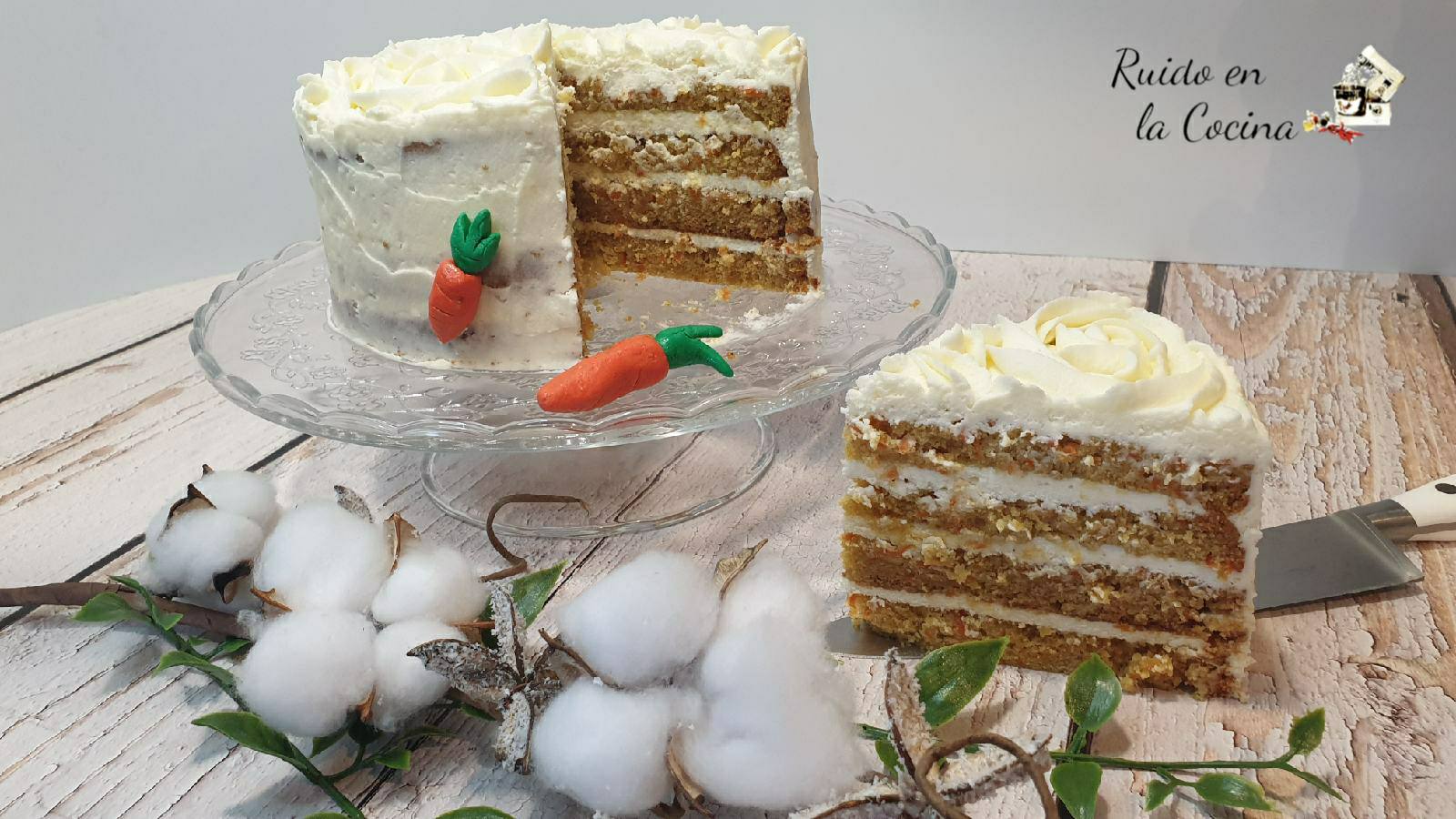 Carrot cake o tarta de zanahoria