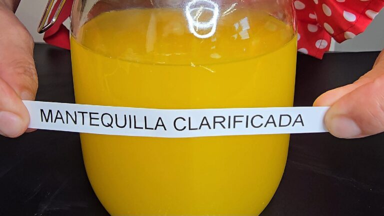 Mantequilla clarificada