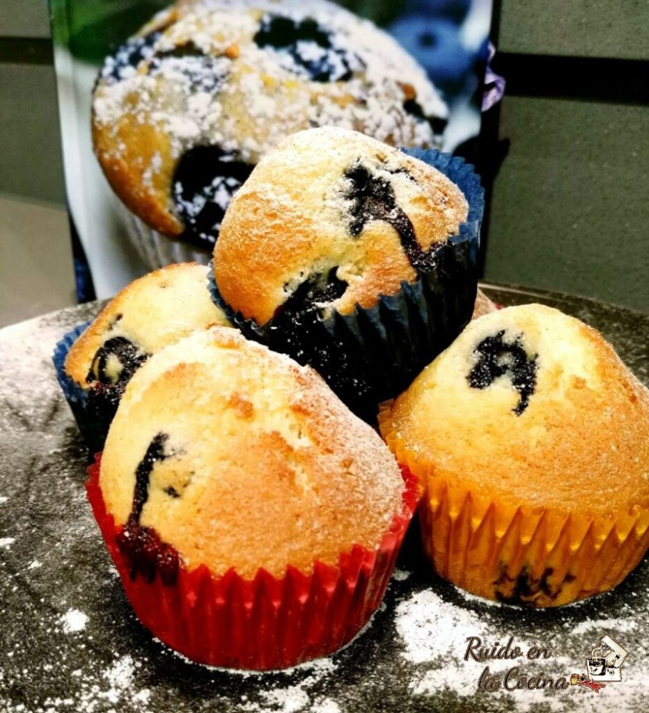 Muffins de arándanos