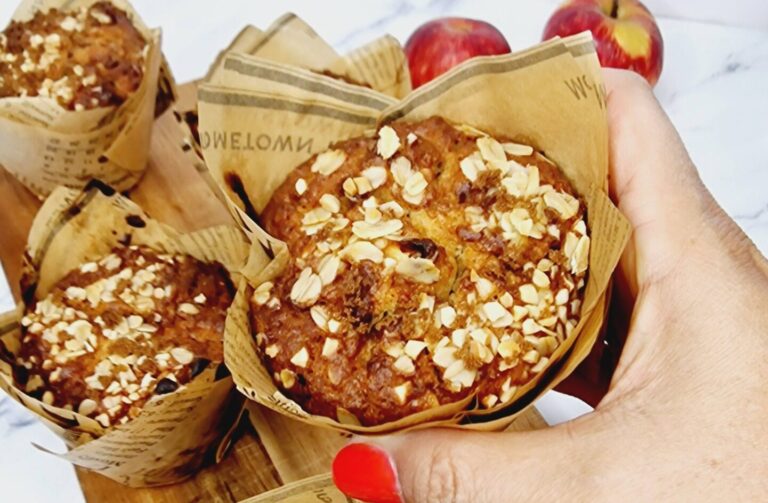 Magdalenas de manzana