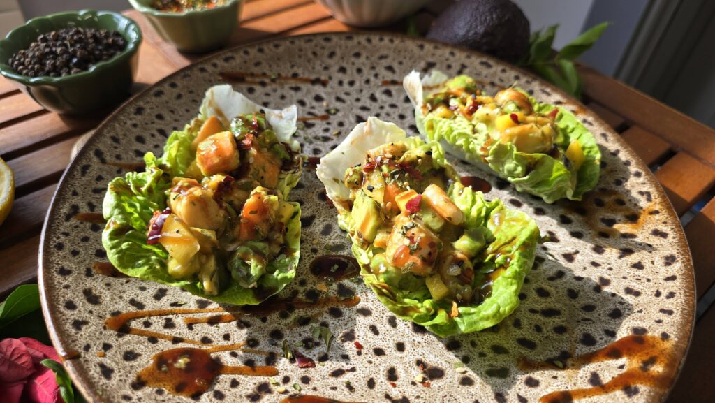 Tacos de lechuga