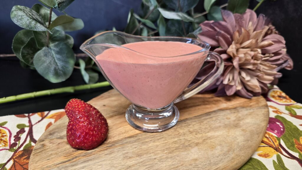 Vinagreta de fresas