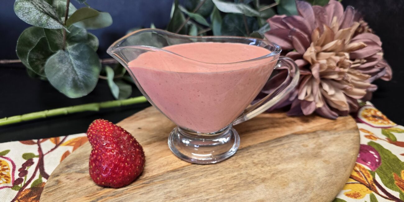 Vinagreta de fresas