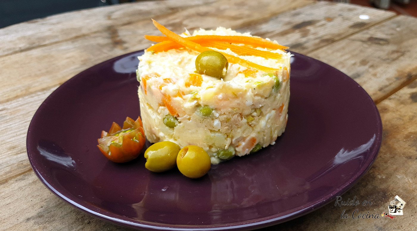 Ensaladilla rusa tradicional