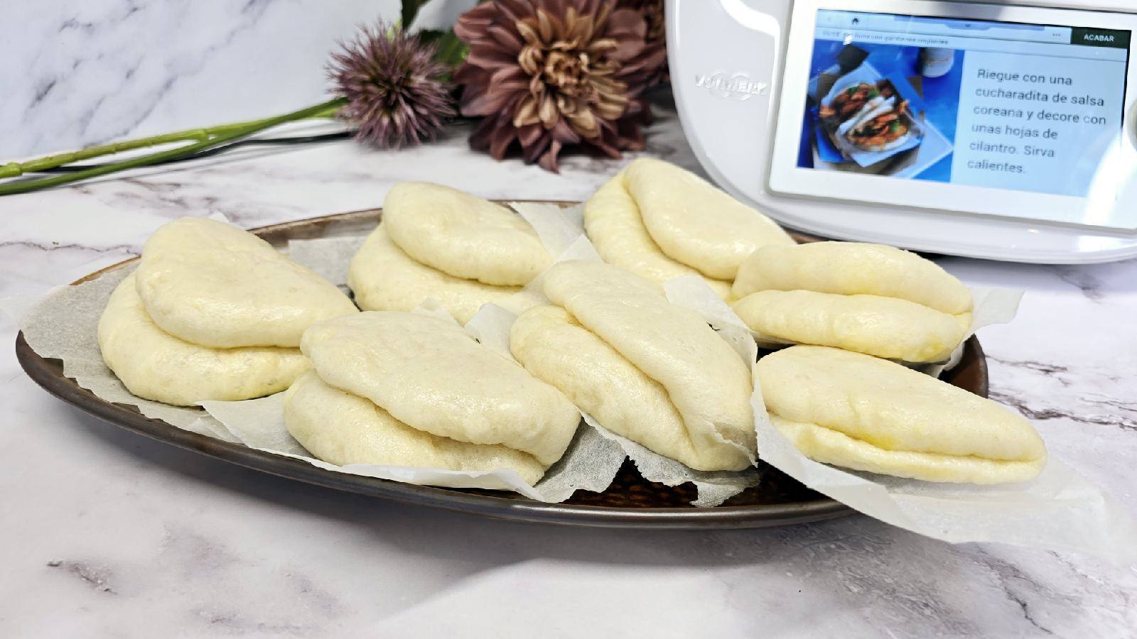 Baos caseros en Thermomix: esponjosos y listos para rellenar
