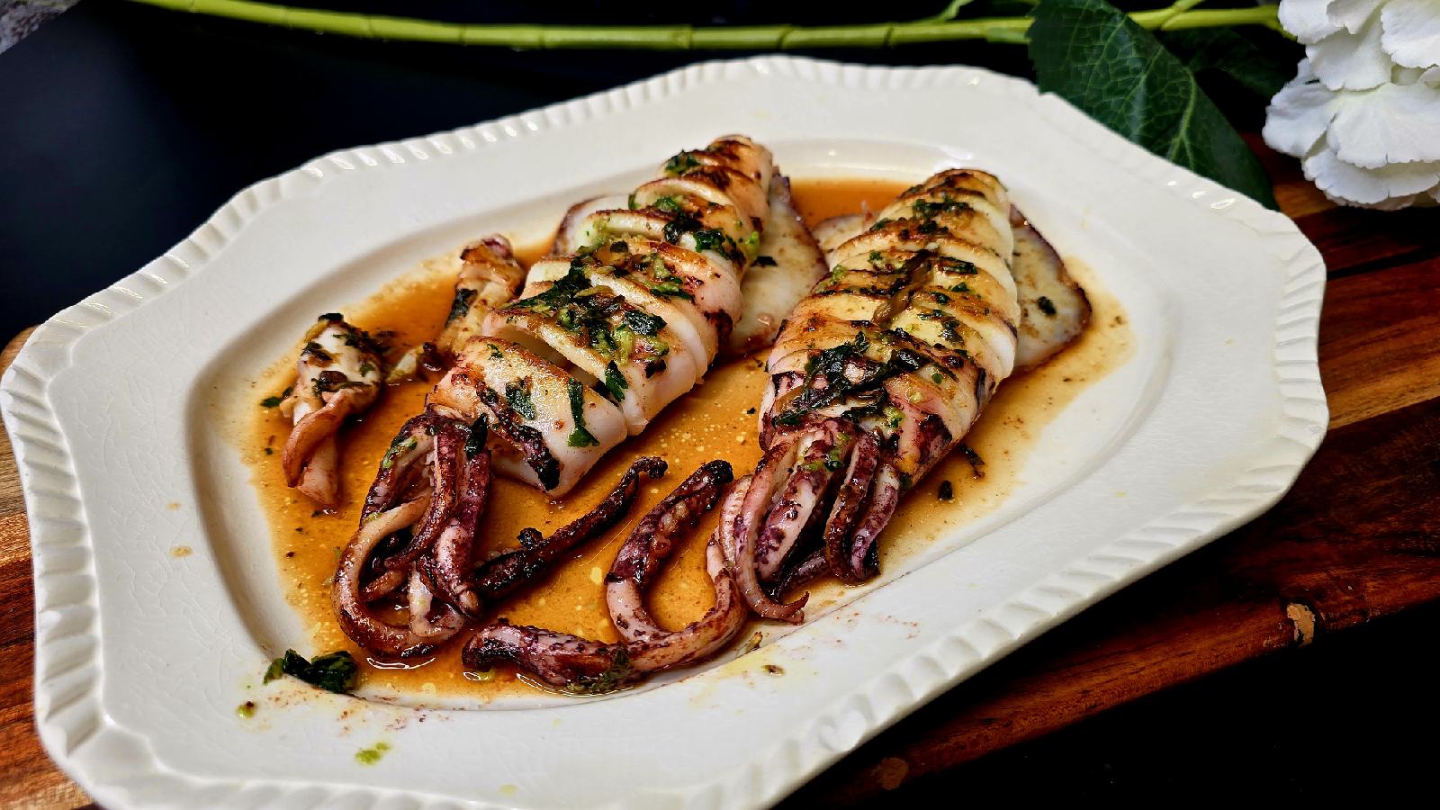 Calamar a la plancha