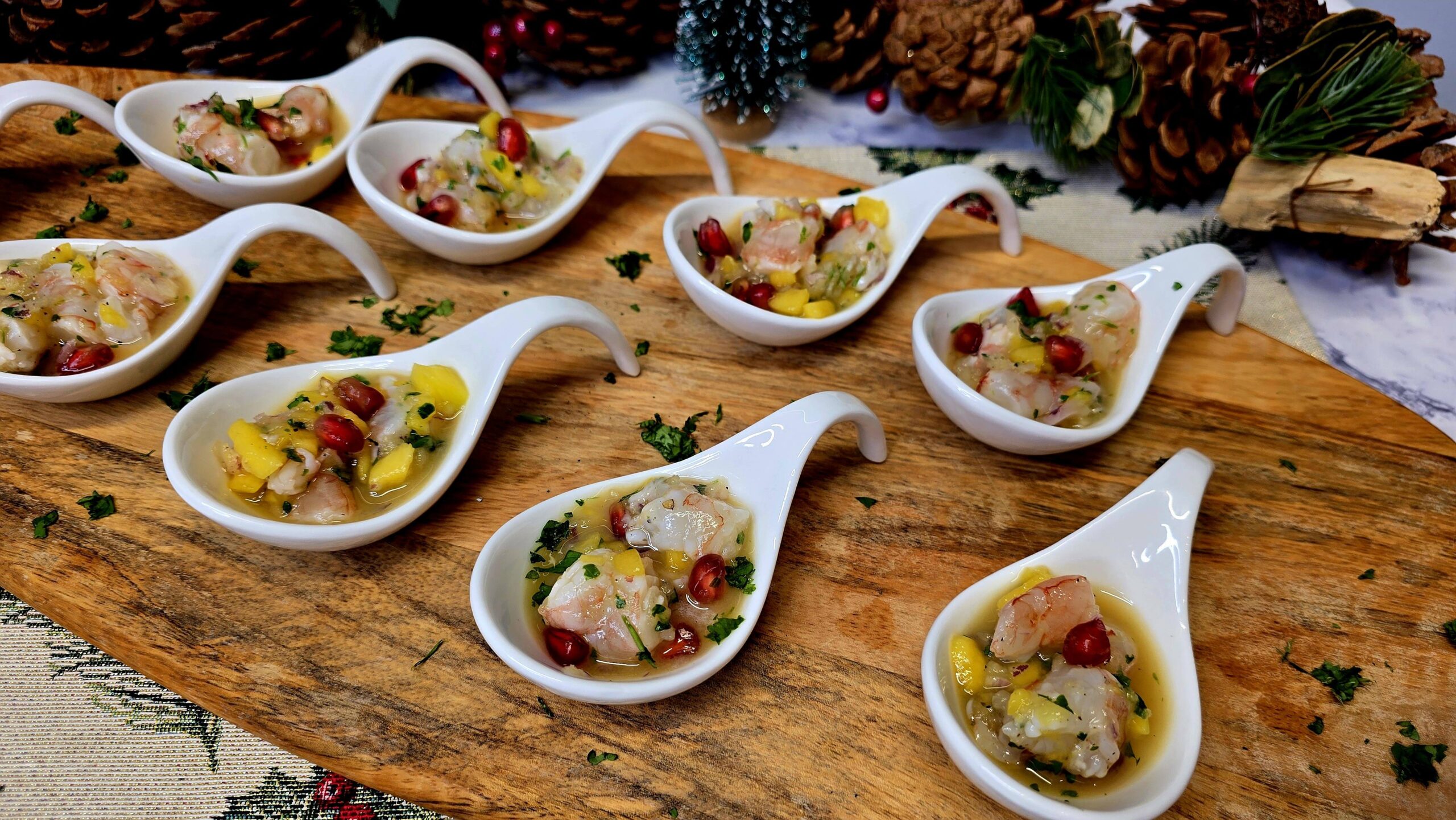 Ceviche de gambones