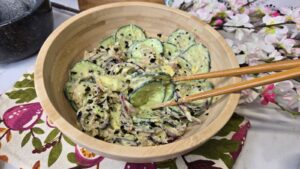 Ensalada de pepino y yogurt