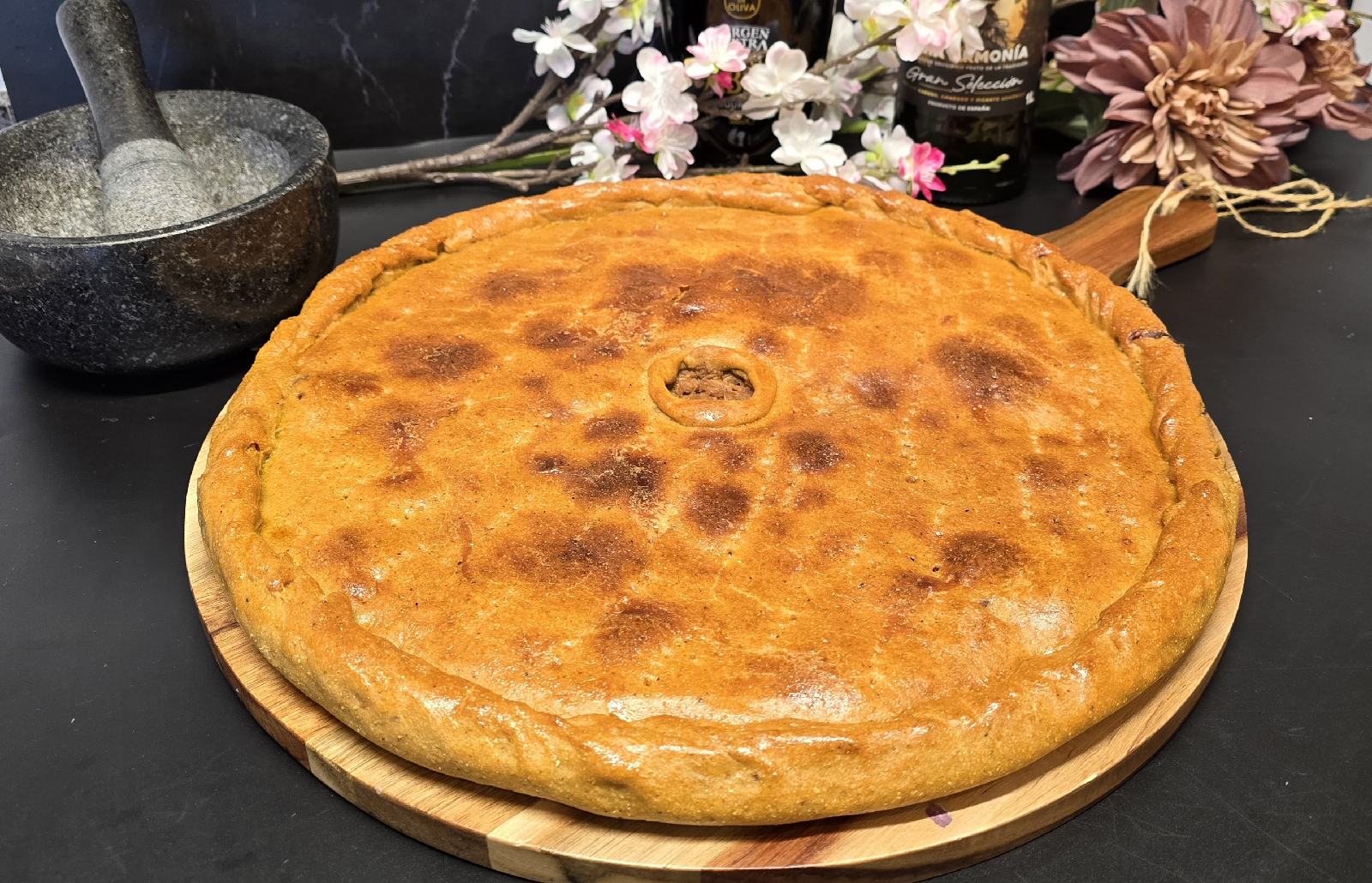 Empanada de castañas