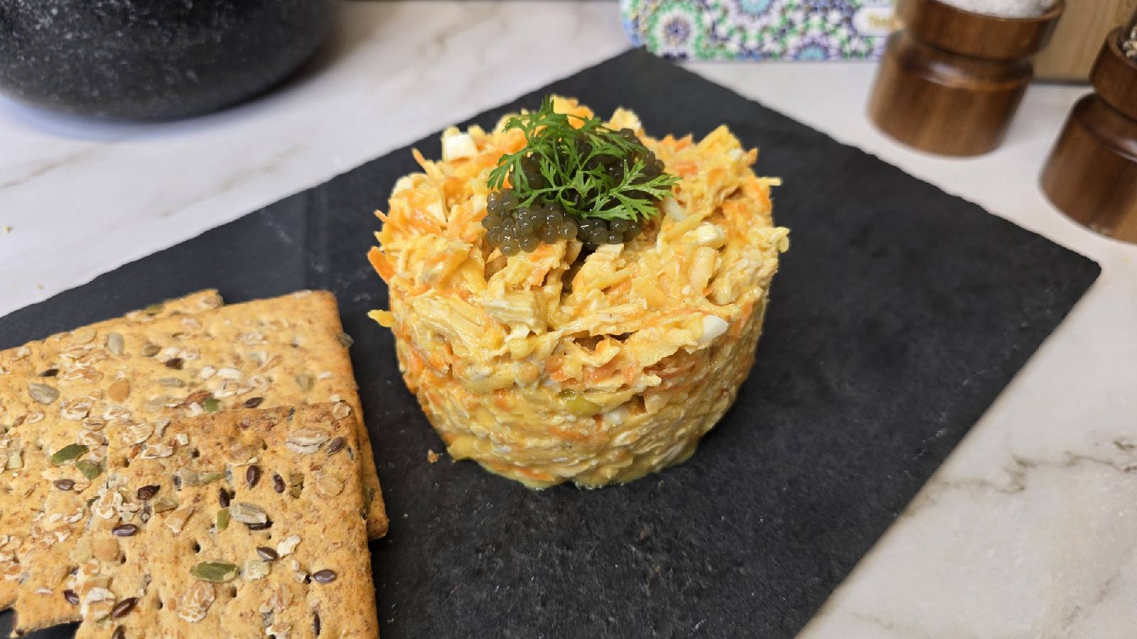 Ensalada proteíca de pollo