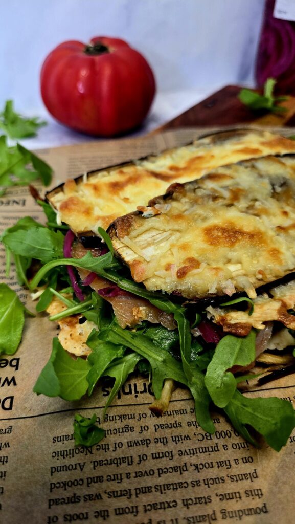 sándwich de berenjena