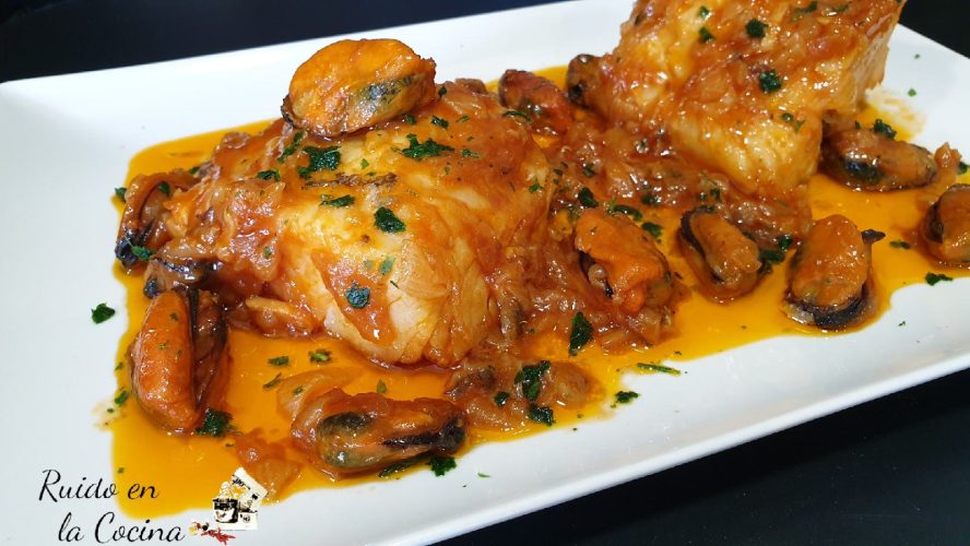Bacalao con mejillones