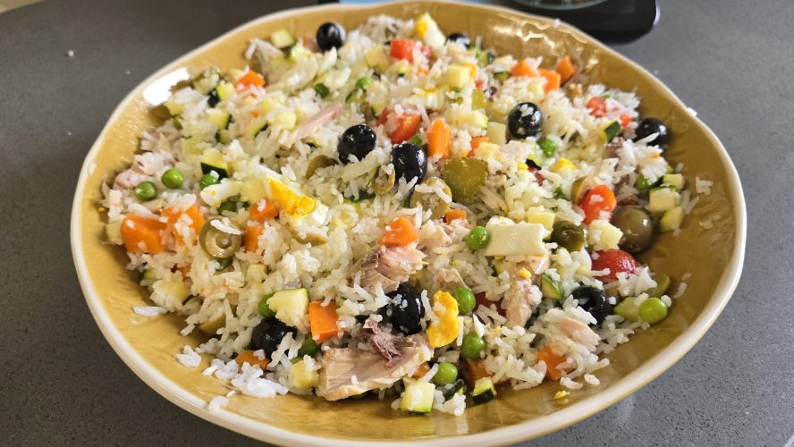 ensalada de arroz en thermomix