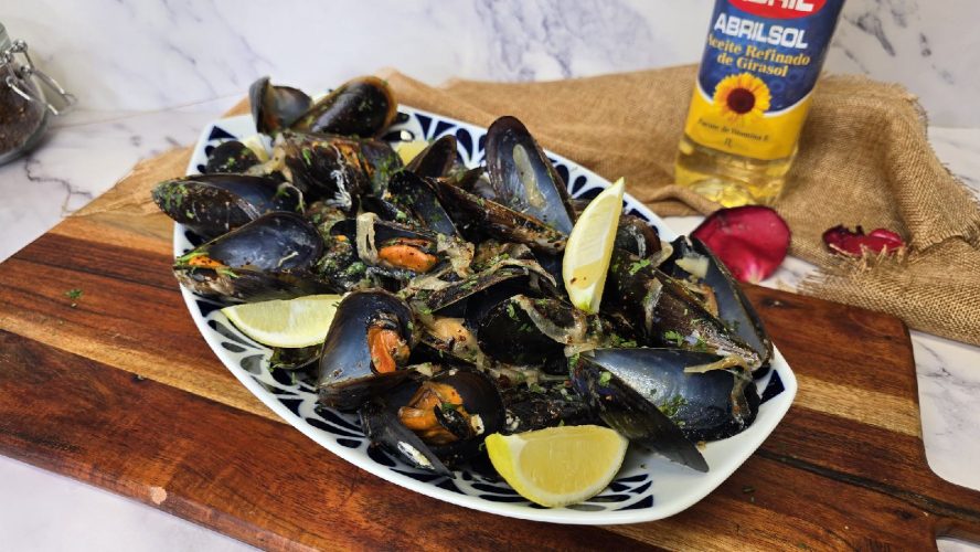 Mejillones tailandeses al coco