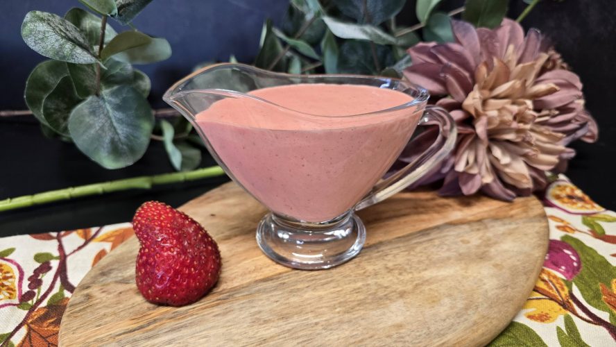 Vinagreta de fresas